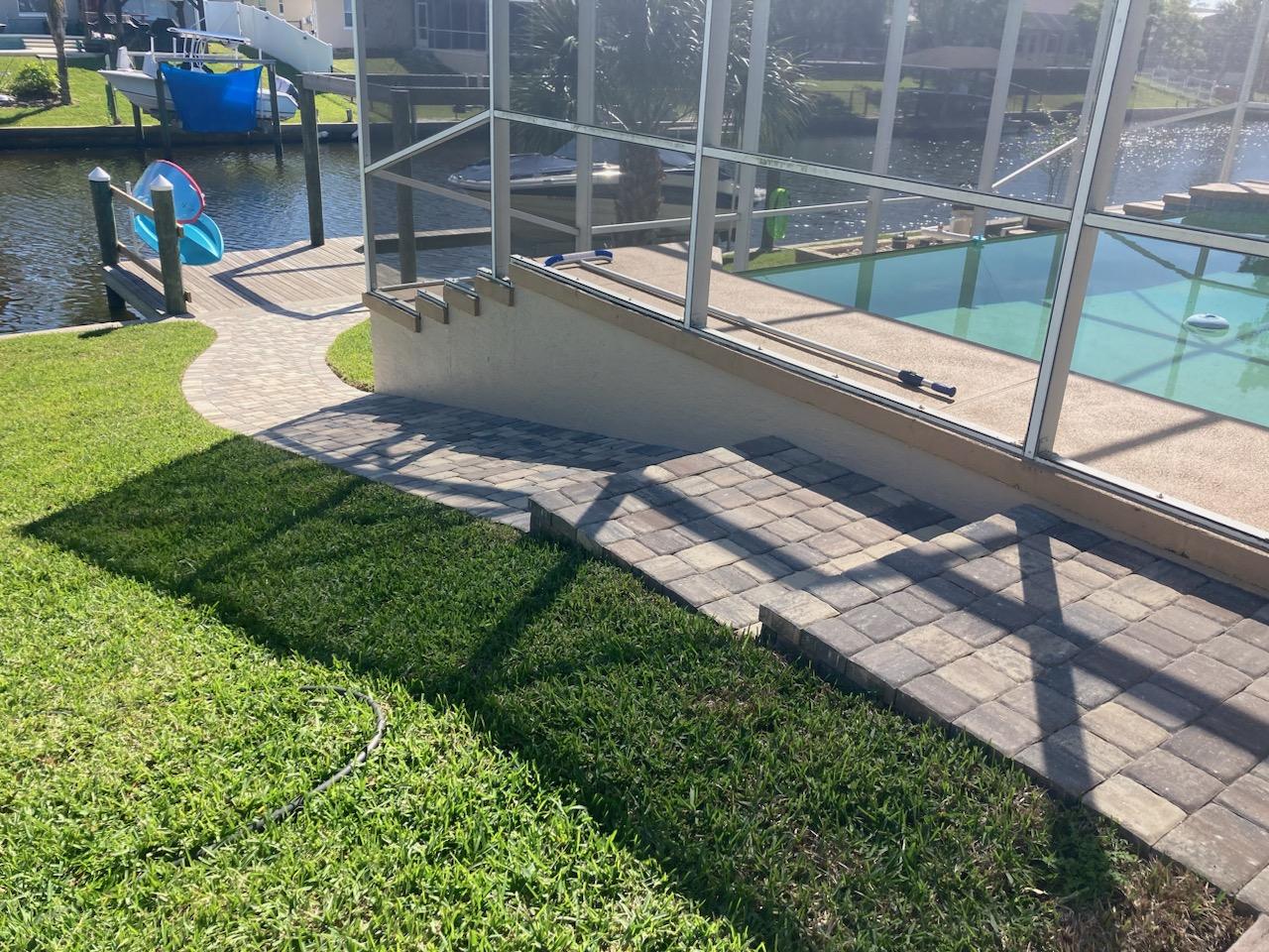 Pool and Walkway Paver Path in Ormond Beach Florida