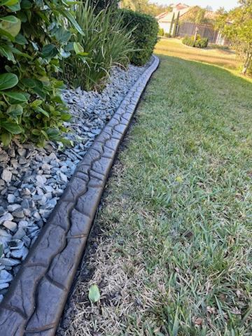 Garden Bed Rocks and Paver Ormond Beach Florida